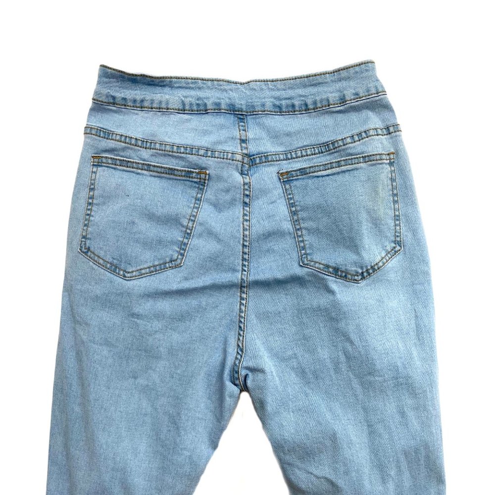 SHEIN Distressed High-Rise Skinny Jeans - Picture 5 of 7